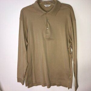 Turnbury Henley Polo‎ Dexter Kill Shirt Men's Beige Medium
